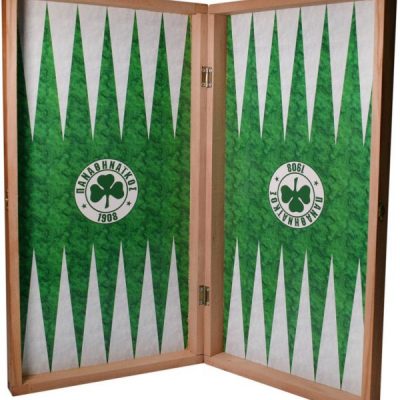 Alternative view of Τάβλι-Σκάκι Οξιάς με Τύπωμα ΠΑΟ