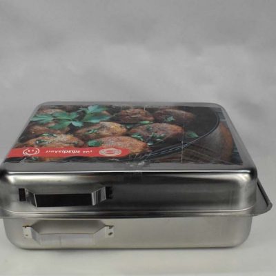 Γάστρα Ανοξείδωτη "βαλίτσα" 35x40x12 εκ.