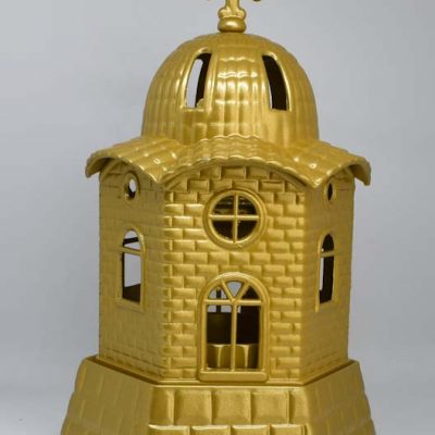 Χρυσό Καντήλι Μεταλλικό «ΕΚΚΛΗΣΙΑ »