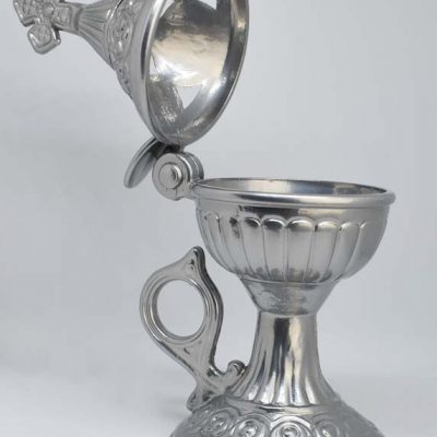 Alternative view of Θυμιατό μεταλλικό Aσημί