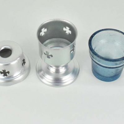 Alternative view of Καντήλι Αλουμινίου με πιατάκι