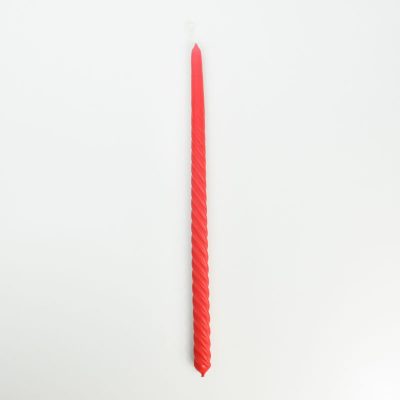 Λαμπάδα Kόκκινη σπείρα 40εκ.