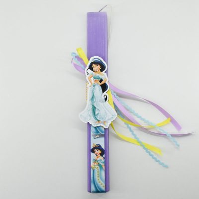 Alternative view of Λαμπάδα Πριγκίπισσες-Jasmin με καδράκι