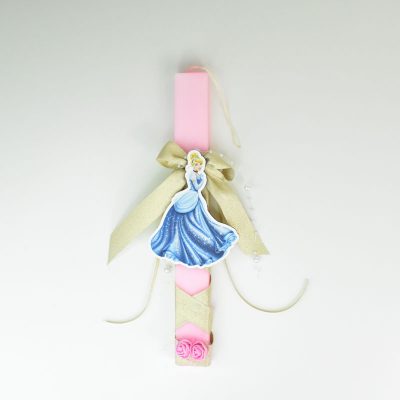 Alternative view of Λαμπάδα Πριγκίπισσα - Σταχτοπούτα με καδράκι