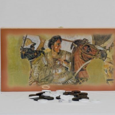 Τάβλι Οξιά Τυπωμένο Σχέδιο Μέγας Αλέξανδρος